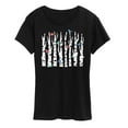 thumbnail image 1 of Instant Message - Trees And Birds - Women's Short Sleeve Graphic T-Shirt, 1 of 6