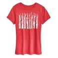 thumbnail image 1 of Instant Message - Trees And Birds - Women's Short Sleeve Graphic T-Shirt, 1 of 6