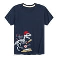 thumbnail image 1 of Instant Message - Trex Skeleton Baseball  - Toddler And Youth Short Sleeve T-Shirt, 1 of 5