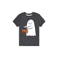 thumbnail image 1 of Instant Message - Trick Or Treating Ghost  - Youth Short Sleeve Tee, 1 of 5