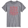 thumbnail image 1 of Instant Message - Tried To Nice List - Men's Short Sleeve Graphic T-Shirt, 1 of 5