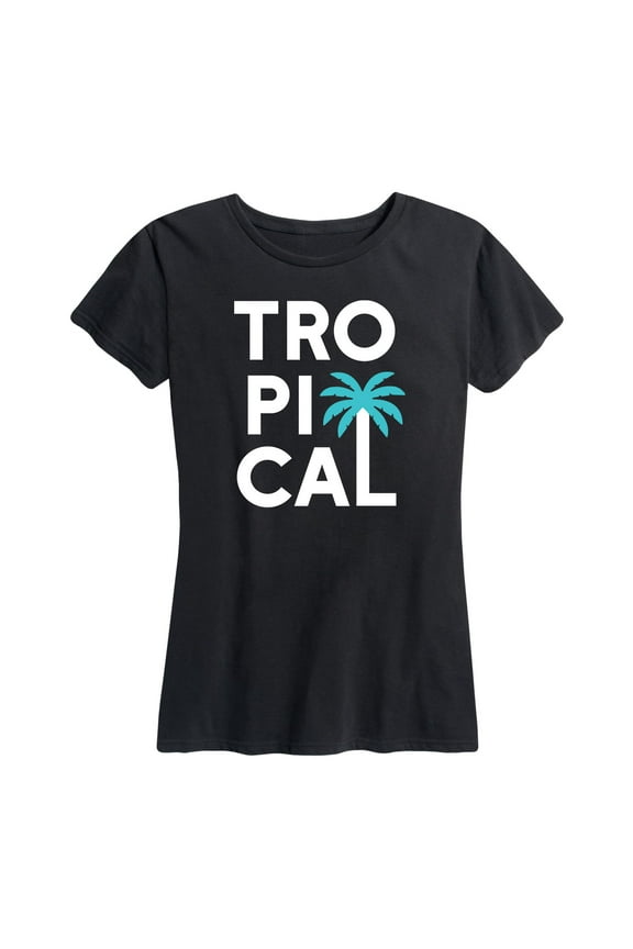 - Tropical Stacked - Women's Short Sleeve Graphic T-Shirt
