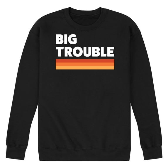 Instant Message - Trouble Big - Men's Crew Neck Fleece Pullover