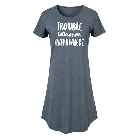 Instant Message - Trouble Follows Me Everywhere - Women's Any Way Dress