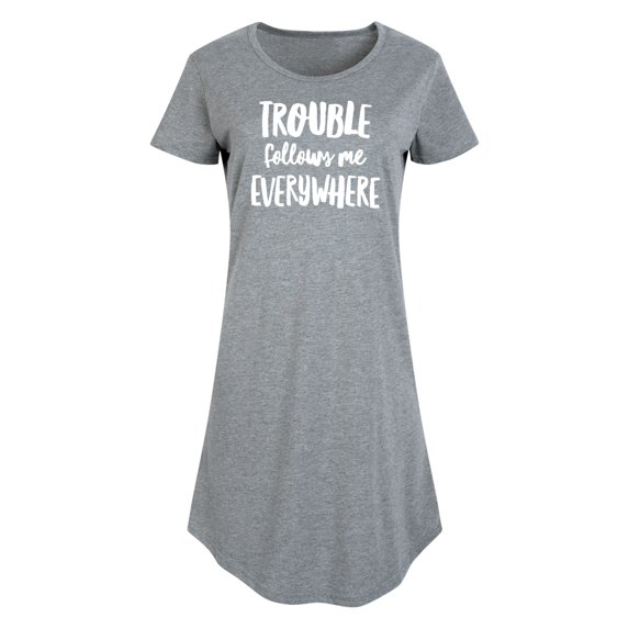 Instant Message - Trouble Follows Me Everywhere - Women's Any Way Dress