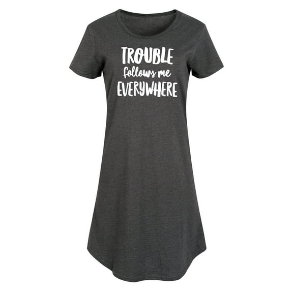 Instant Message - Trouble Follows Me Everywhere - Women's Any Way Dress