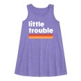 thumbnail image 1 of Instant Message - Trouble Little - Toddler & Youth Girls A-line Dress, 1 of 1