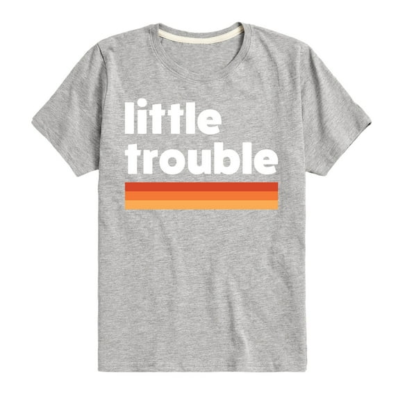 Instant Message - Trouble Little - Toddler & Youth Short Sleeve Graphic T-Shirt