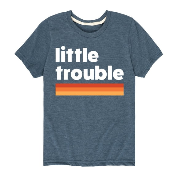 Instant Message - Trouble Little - Toddler & Youth Short Sleeve Graphic T-Shirt