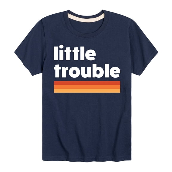 Instant Message - Trouble Little - Toddler & Youth Short Sleeve Graphic T-Shirt