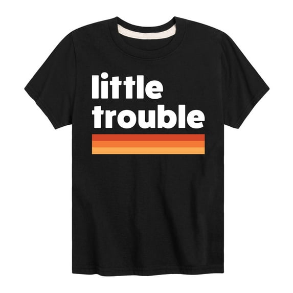 Instant Message - Trouble Little - Toddler & Youth Short Sleeve Graphic T-Shirt