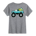 thumbnail image 1 of Instant Message - Truck With Easter Eggs - Toddler Short Sleeve Tee, 1 of 4