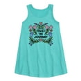 thumbnail image 1 of Instant Message - Trust The Journey  - Toddler & Youth Girls A-line Dress, 1 of 5