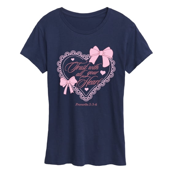 Instant Message - Trust With All Your Heart - Women's Short Sleeve Graphic T-Shirt