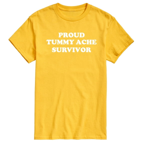 Instant Message - Tummy Ache Survivor - Men's Short Sleeve Graphic T-Shirt