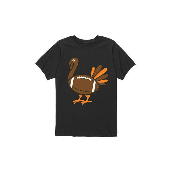 Instant Message - Turkey Football - Youth Short Sleeve Tee