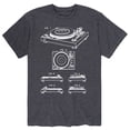 thumbnail image 1 of Instant Message - Turntable Diagram - Men's Short Sleeve Graphic T-Shirt, 1 of 5