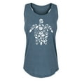 thumbnail image 1 of Instant Message - Turtle Sea Turtle - Women's Racerback Tank, 1 of 5