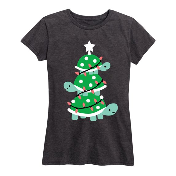 Instant Message - Turtle Tree Short Sleeve Graphic T-Shirt