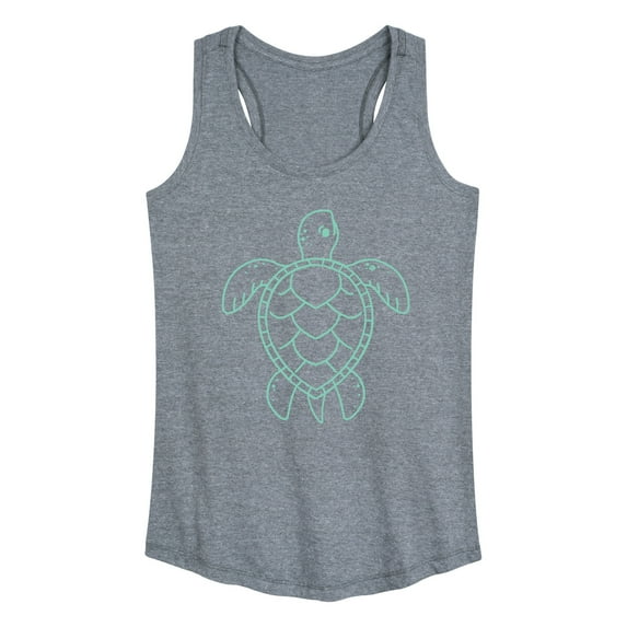 Instant Message - Nautical Sea Turtle - Women's Short Sleeve Graphic T-Shirt