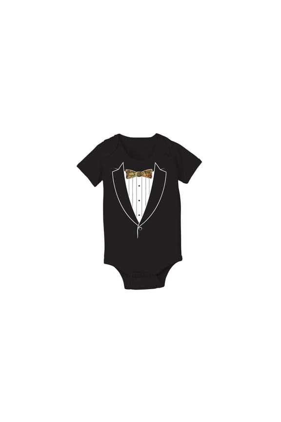 - Tux Bowtie Camo - Infant Baby One Piece