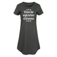 thumbnail image 1 of Instant Message - Twas The Night Before Christmas - Women's Any Way Dress, 1 of 6