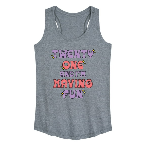 Instant Message - Twenty One Having Fun - Women's Racerback Tank Top