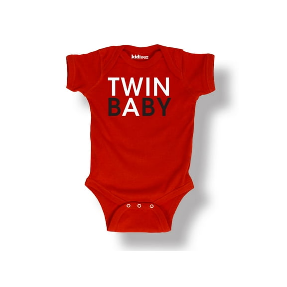 Instant Message - Twin Baby (A) - Infant Baby One Piece