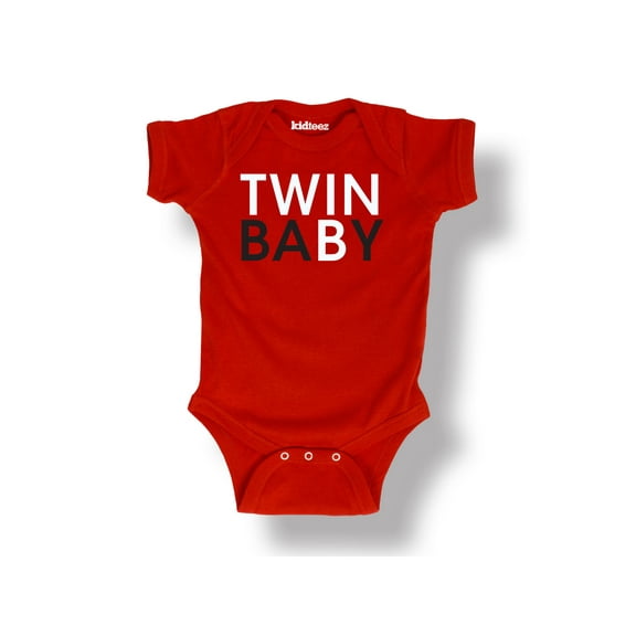Instant Message - Twin Baby (B) - Infant Baby One Piece