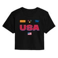 thumbnail image 1 of Instant Message - USA 250 Jersey Cropped Graphic T-Shirt, 1 of 5