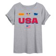 thumbnail image 1 of Instant Message - USA 250 Jersey Oversized Graphic T-Shirt, 1 of 5