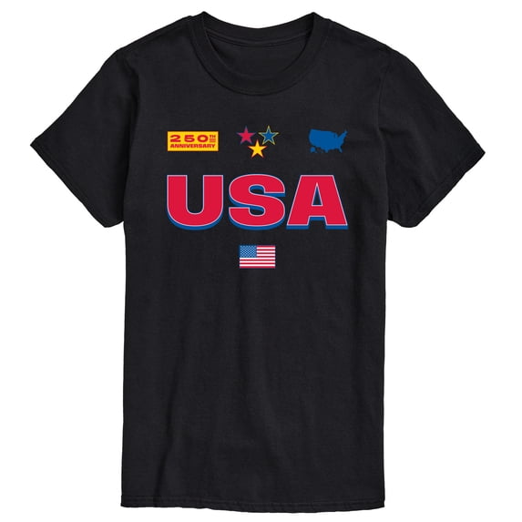 Instant Message - USA 250 Jersey Short Sleeve Graphic T-Shirt