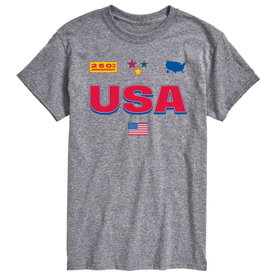 Instant Message - USA 250 Jersey - Men's Short Sleeve Graphic T-Shirt