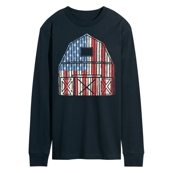 Instant Message - USA Barn - Men's Long Sleeve T-Shirt