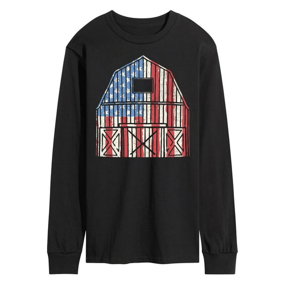 Instant Message - USA Barn - Men's Long Sleeve T-Shirt