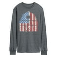 thumbnail image 1 of Instant Message - USA Barn - Men's Long Sleeve T-Shirt, 1 of 6