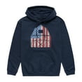 thumbnail image 1 of Instant Message - USA Barn - Men's Pullover Hooded Fleece Sweatshirt, 1 of 5