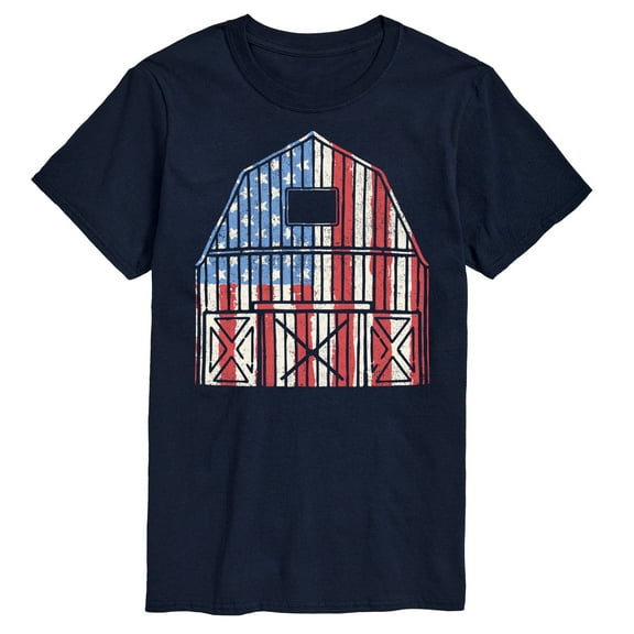 Instant Message - USA Barn - Men's Short Sleeve Graphic T-Shirt