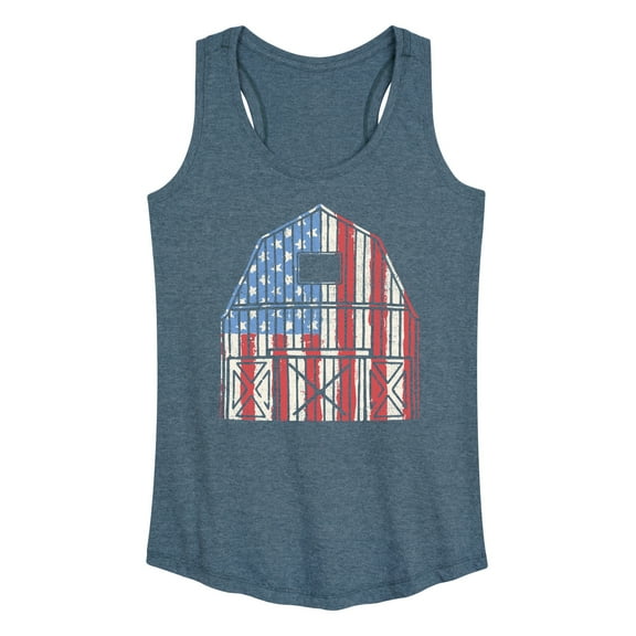 Instant Message - USA Barn - Women's Racerback Tank Top
