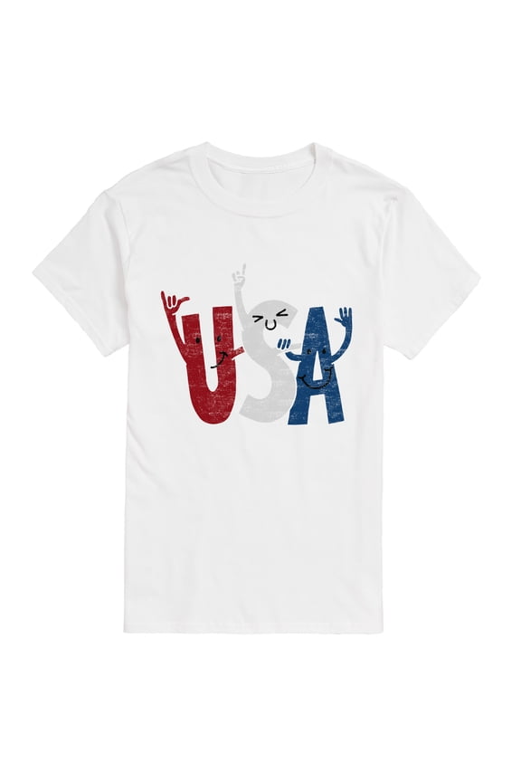 - USA Cheer - Men's Short Sleeve Graphic T-Shirt