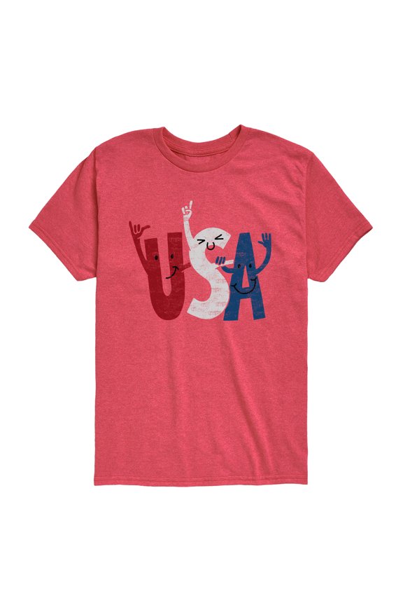 - USA Cheer - Youth Boys Short Sleeve Graphic T-Shirt
