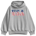 thumbnail image 1 of Instant Message - USA Classic Oversized Fleece Hoodie Sweatshirt, 1 of 4