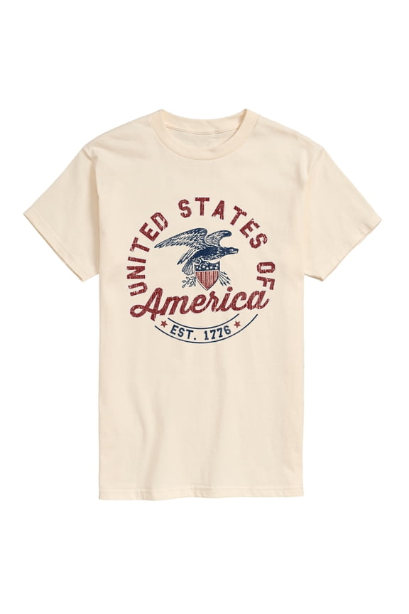 - USA Eagle Short Sleeve Graphic T-Shirt