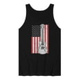 thumbnail image 1 of Instant Message - USA Flag Guitar  - Men's Jersey Tank Top, 1 of 6