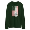 thumbnail image 1 of Instant Message - USA Flag Guitar  - Men's Long Sleeve T-Shirt, 1 of 1