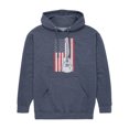 thumbnail image 1 of Instant Message - USA Flag Guitar  - Men's Pullover Hooded Fleece Sweatshirt, 1 of 7