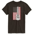 thumbnail image 1 of Instant Message - USA Flag Guitar  - Men's Short Sleeve Graphic T-Shirt, 1 of 5