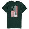 thumbnail image 1 of Instant Message - USA Flag Guitar  - Men's Short Sleeve Graphic T-Shirt, 1 of 6
