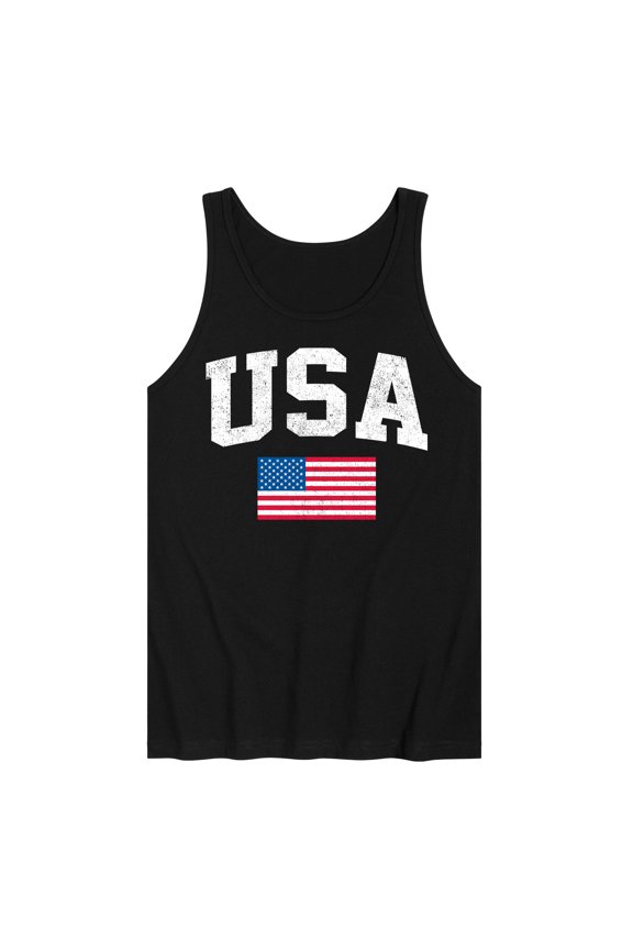 - USA Flag - Men's Jersey Tank Top