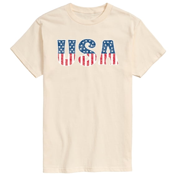 Instant Message - USA Short Sleeve Graphic T-Shirt